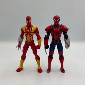 Marvel Ultimate Spider-Man Web Warriors Iron Spider & Spyder Knight Toy Figures